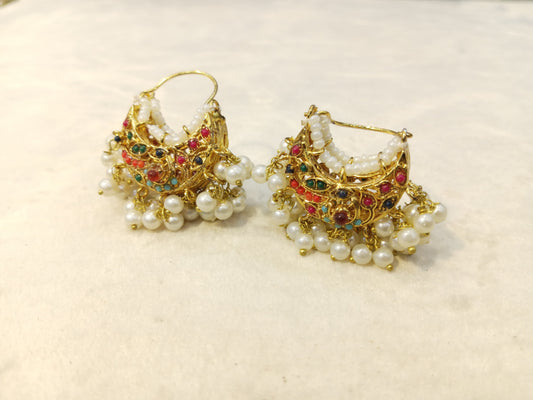 Northern Color Nauratan Mini Baali Earrings