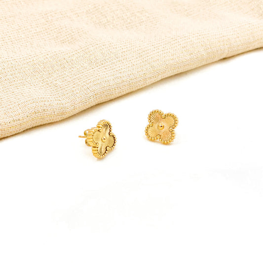 Van Cleef Inspired Stud Earrings